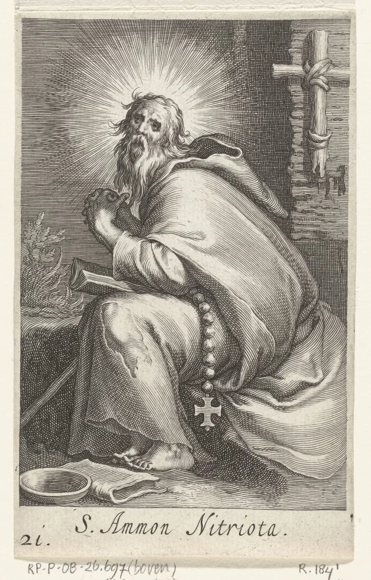 Sant'Ammonio il Grande come eremita - Rijks Museum, Amsterdam 1